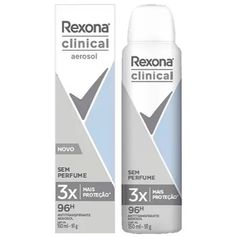 Desodorante Rexona Clinical Aerosol Sem Perfume 150ml