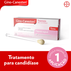 Gino Canesten 500mg Cápsula Vaginal - 1 Aplicador