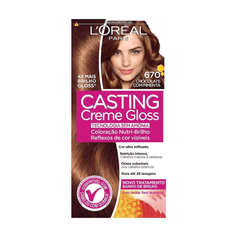 Tintura Casting Gloss Chocolate com Pimenta 670 - L'Oréal Paris